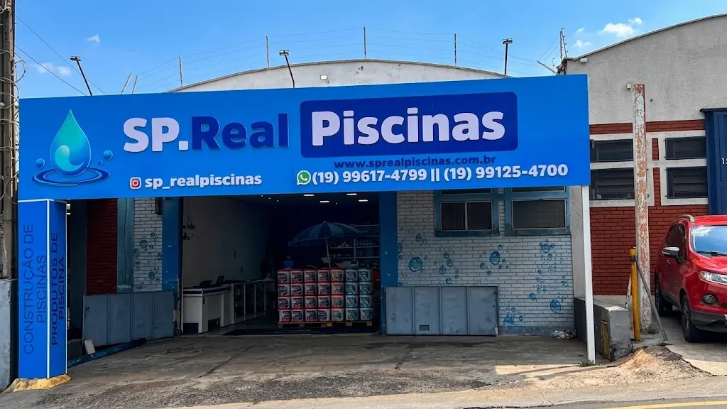 Fachada da SP. Real Piscinas em Piracicaba
